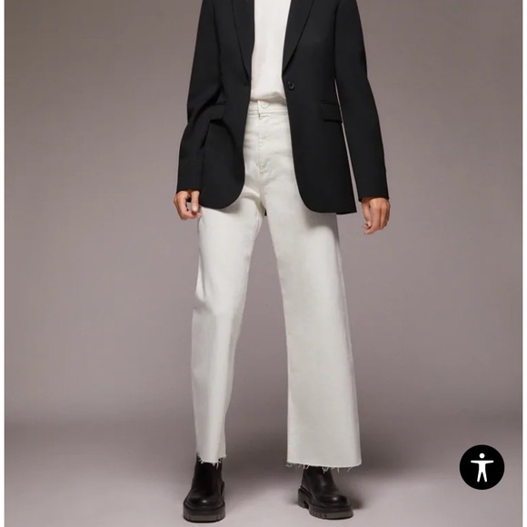 SOLD Zara marine straight jeans - Picture 3 of 12